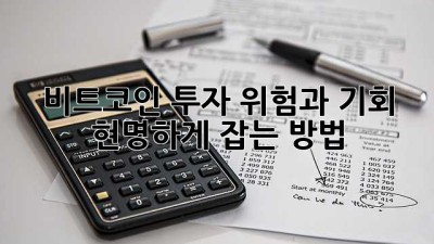 비트코인 투자: 위험과 기회, 현명하게 잡는 방법