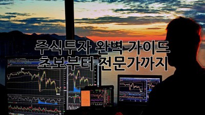 주식투자 완벽 가이드: 초보부터 전문가까지